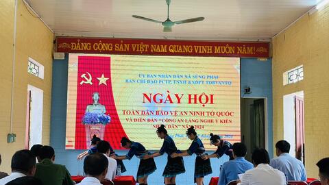 Ngày Hội toàn dân bảo vệ an ninh Tổ quốc và diễn đàn "Công an lắng nghe ý kiến nhân dân" năm 2024