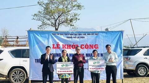 KHỞI CÔNG 02 NHÀ ĐẠI ĐOÀN KẾT, XOÁ NHÀ TẠM NHÀ DỘT NÁT TRÊN ĐỊA BÀN XÃ SÙNG PHÀI