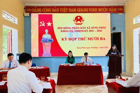 Kỳ họp thứ mười ba, Hội đồng nhân dân xã Sùng Phài khóa XX, nhiệm kỳ 2021-2026